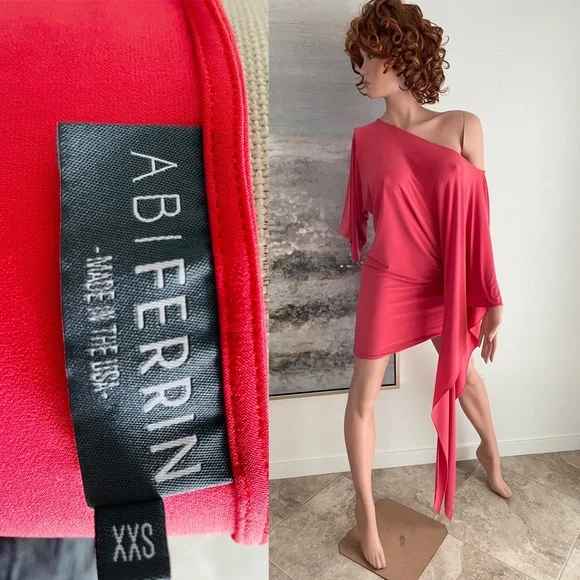 ABI FERRIN Signature 5-Way DRESS Coral XXS - Picture 14 of 15